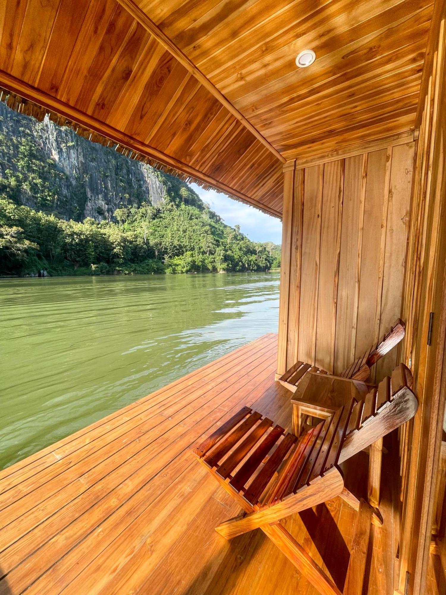 Nongkhiaw The Float House Hotel Ngoại thất bức ảnh